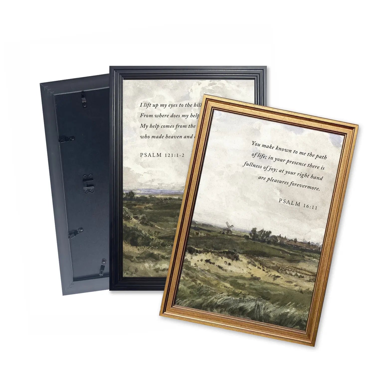 Timeless Horizons | Christian Wall Art | Psalm Triptych Collection