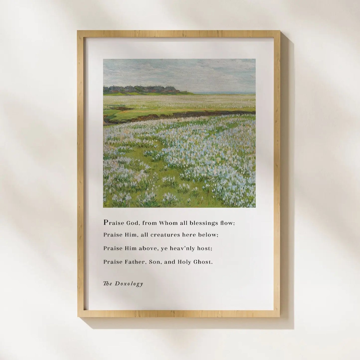 Doxology of Praise | Christian Wall Art | Hymn Print