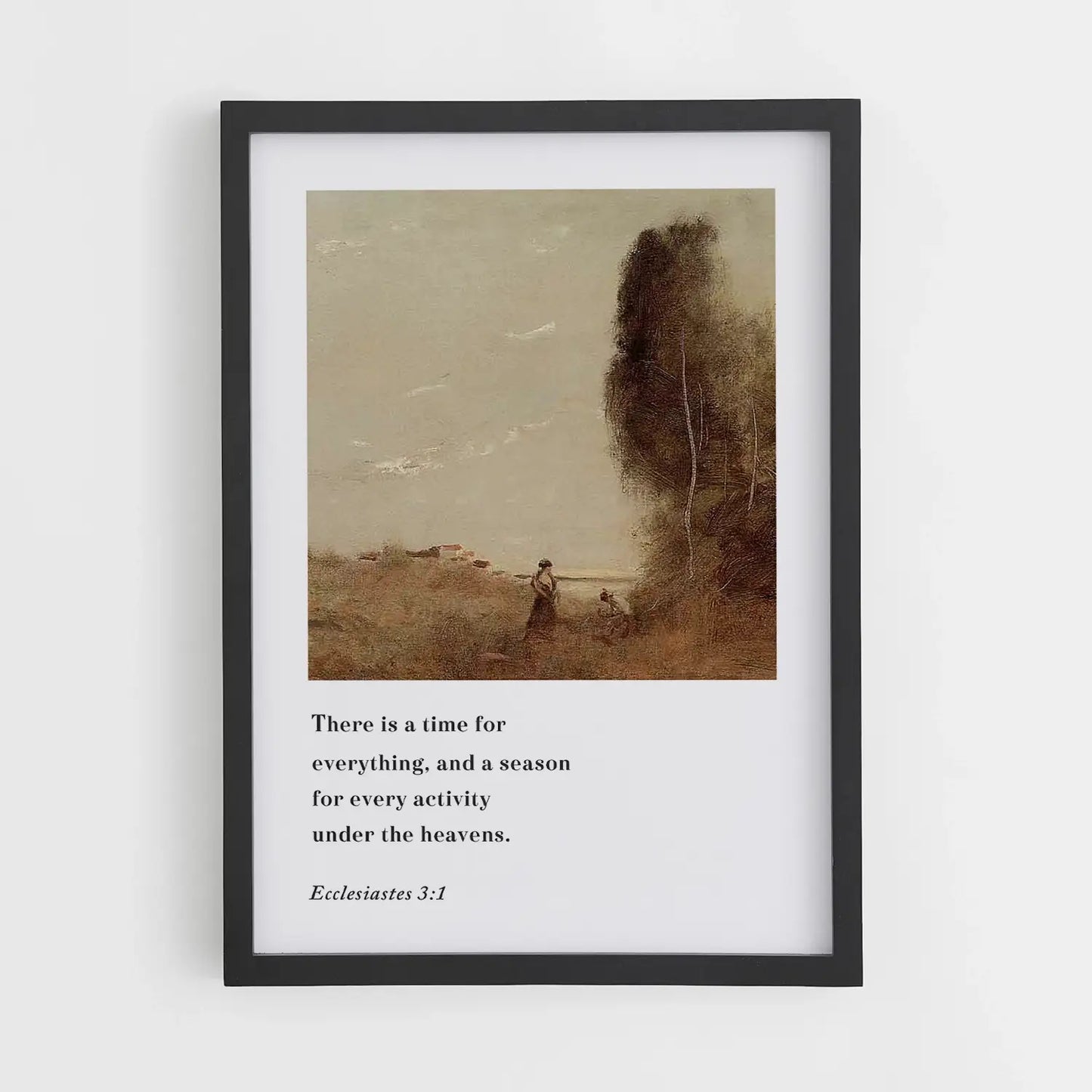 Seasons of Life | Christian Wall Art | Ecclesiastes 3:1 Print