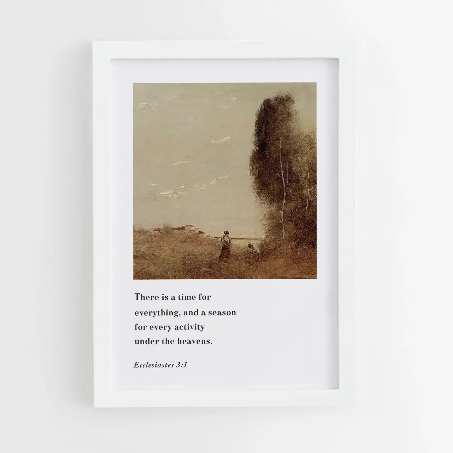 Seasons of Life | Christian Wall Art | Ecclesiastes 3:1 Print