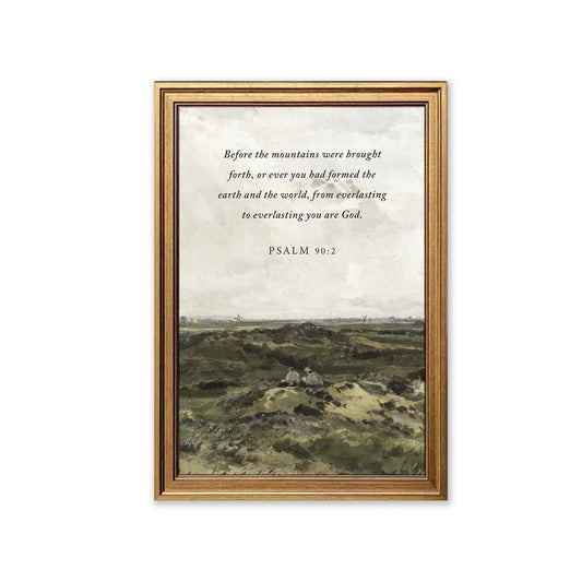 Divine Pastures | Psalm 16:11 Inspirational Art | Christian Wall Art