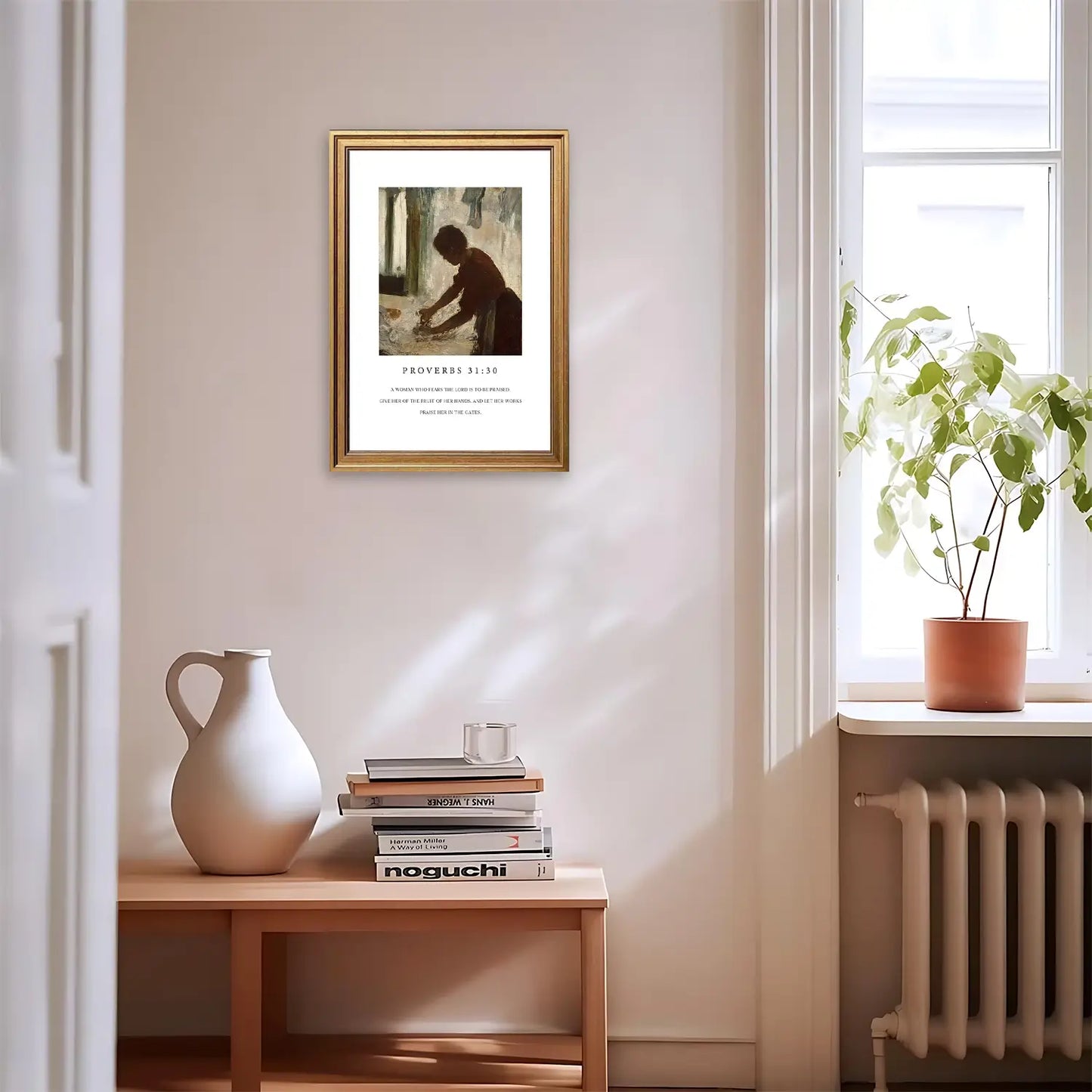Woman of valor christian wall art proverbs 31-30 print