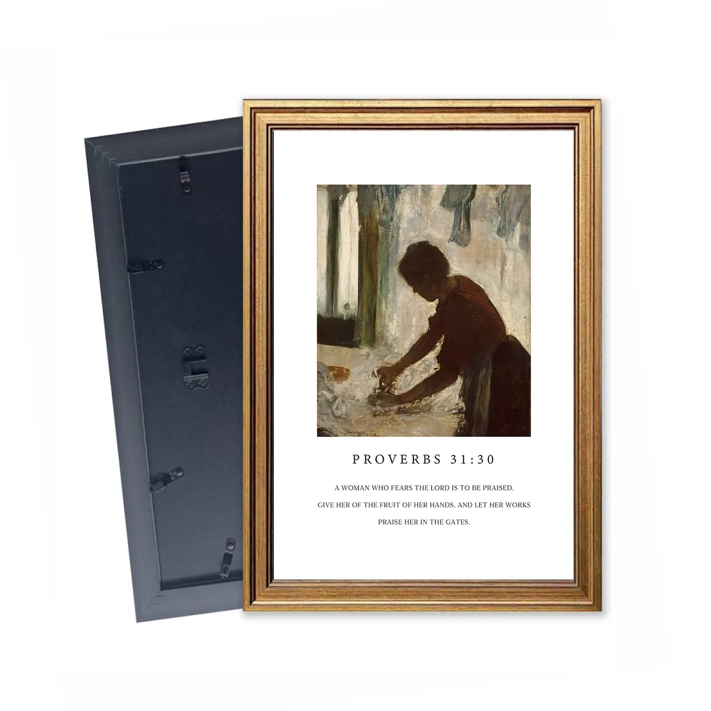 Woman of valor christian wall art proverbs 31-30 print