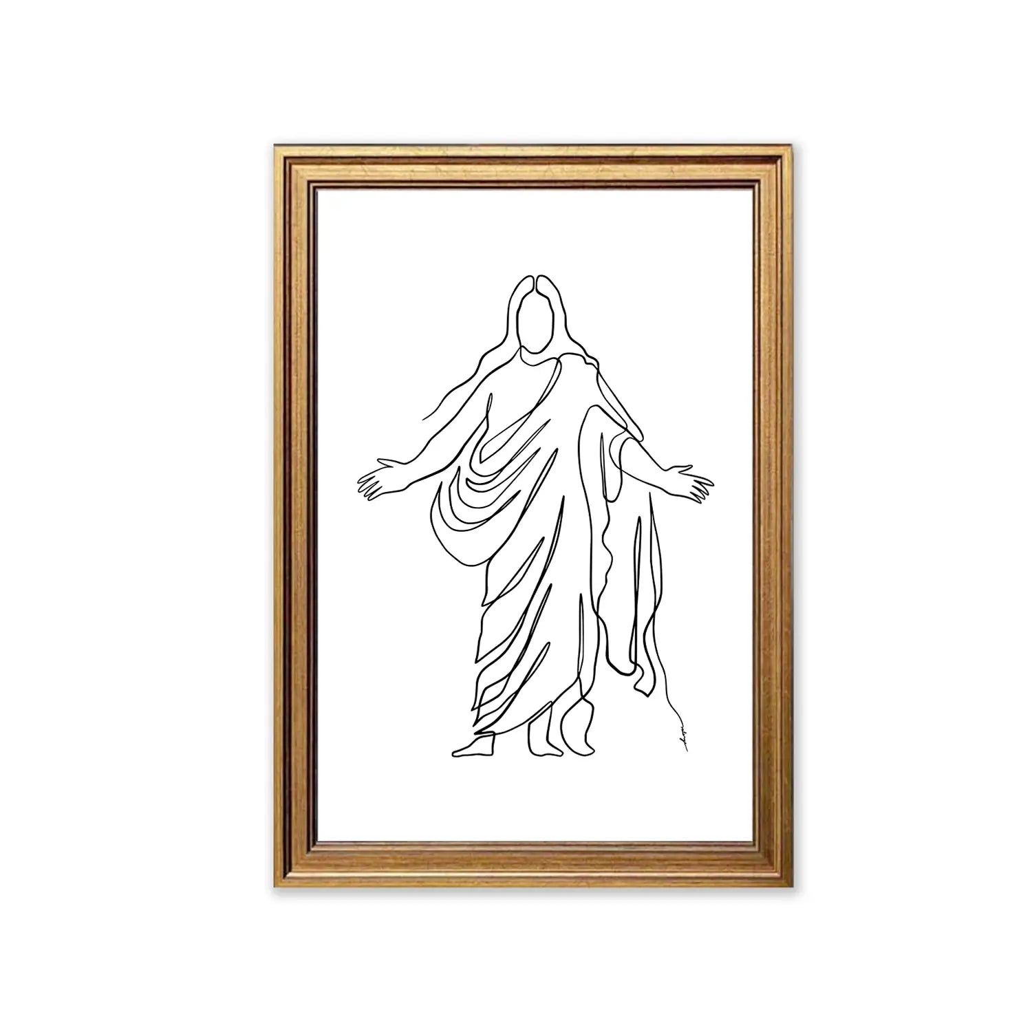 Come Unto Me | Christian Wall Art | Matthew 11:28 | Divine Welcome Print