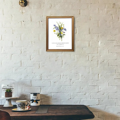 Divine Strength | Christian Wall Art | Philippians 4:13 | Scripture Print