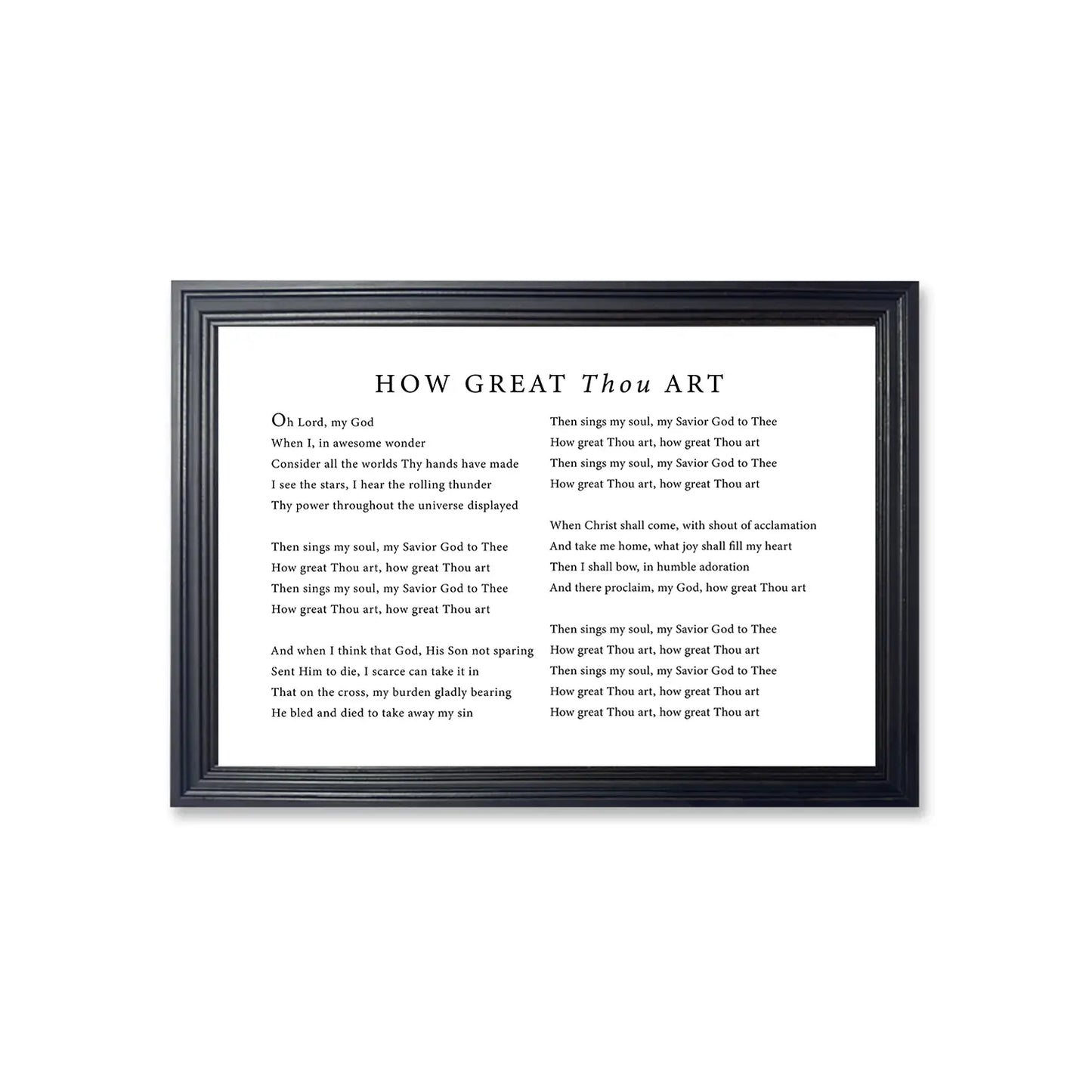 How Great Thou Art