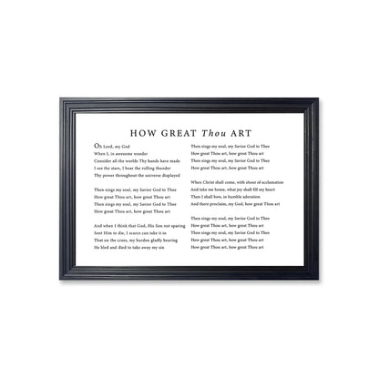 How Great Thou Art
