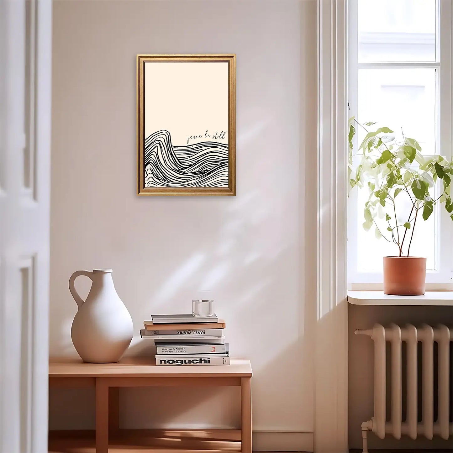 Peace Be Still | Inspirational Wall Art | Modern Abstract Design