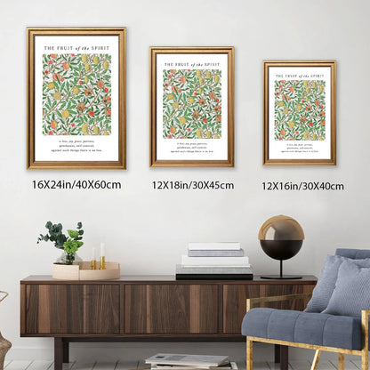 Spiritual Growth | Christian Wall Art | Galatians 5:22-23 | Scripture Print