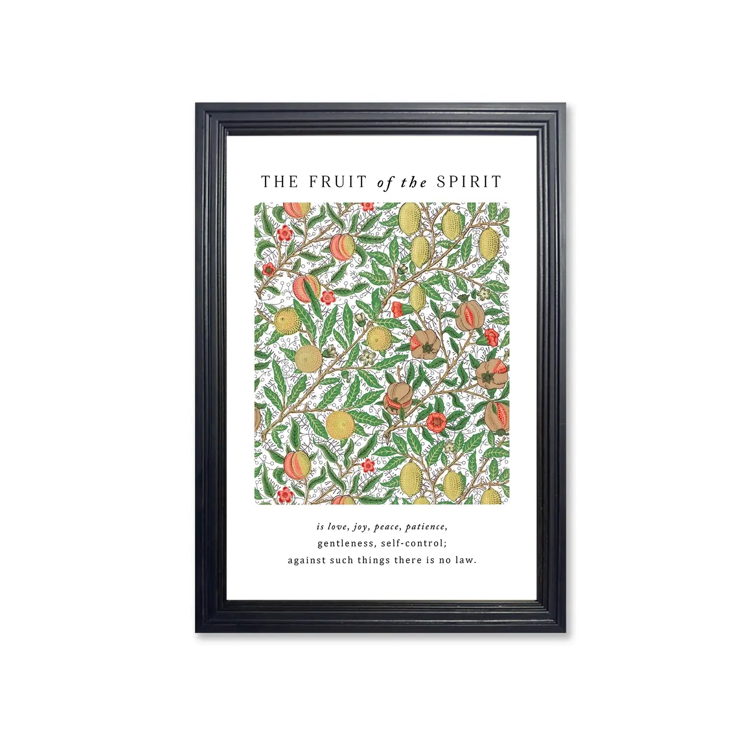 Spiritual Growth | Christian Wall Art | Galatians 5:22-23 | Scripture Print